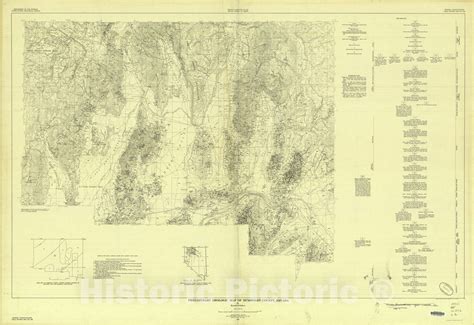 Map Preliminary Geologic Map Of Humboldt County Nevada 1961 Cartog