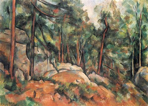 In The Forest Paul Cezanne Cezanne Paintings Art Cezanne Art Paul