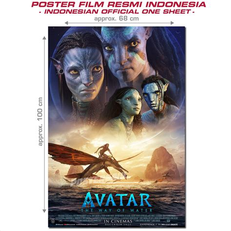 Poster Film Resmi Indonesia AVATAR : THE WAY OF WATER - Indonesian