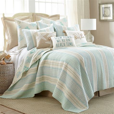 Nautica booker cotton comforter set, full/queen, blue. Coastal Bedding Sets, Beach House Sheet Sets, Beach Home ...