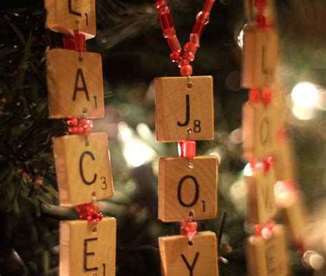 Scrabble Ornaments And A Christmas Collaboration Scrabble Christmas