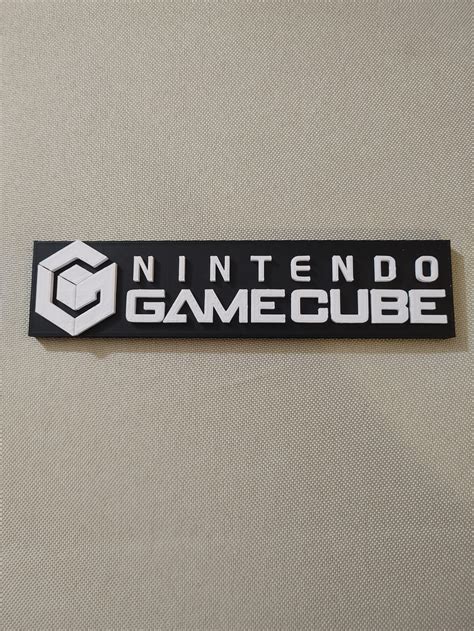 Nintendo Gamecube Video Game Logo Sign 85in 3d Printed Man Etsy
