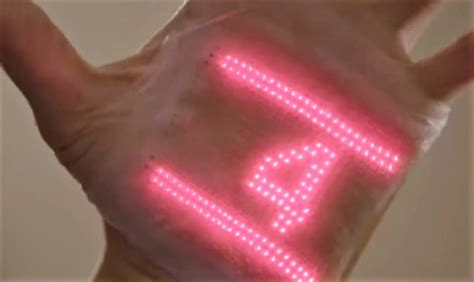 Researchers Make Electronic Skin Display That Can Transmit Data