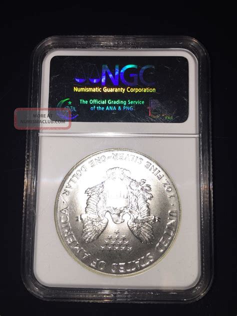 1986 Silver American Eagle Coin Ngc Ms 69 Aeg1619