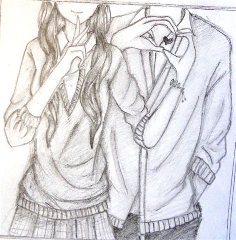 Anime Couple Drawing At Getdrawings Free Download