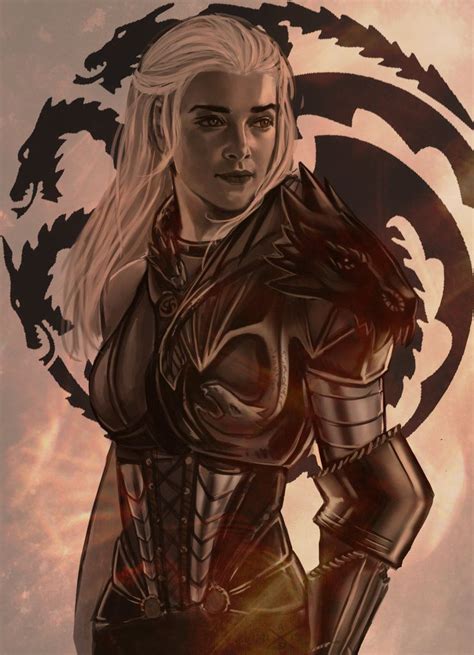The Dragon Queen By Aedoms Illustration On Deviantart Mother Of Dragons Daenerys Targaryen