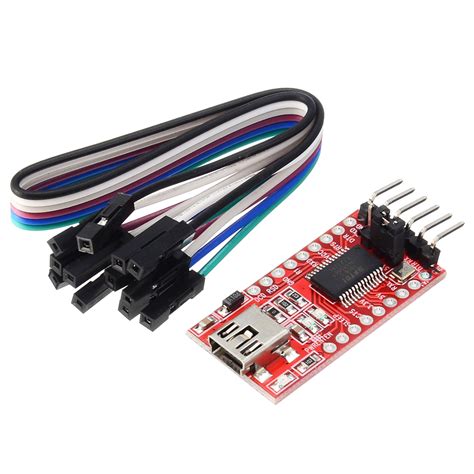ftdi ft232rl basic usb 3 3v 5v to ttl serial uart interface converter adapter module with cables