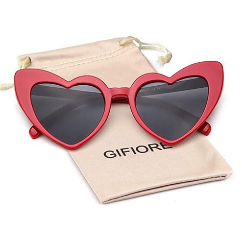 Bold Retro Heart Mod Thick Frame Clout Goggles Cat Eye Lens Sunglasses