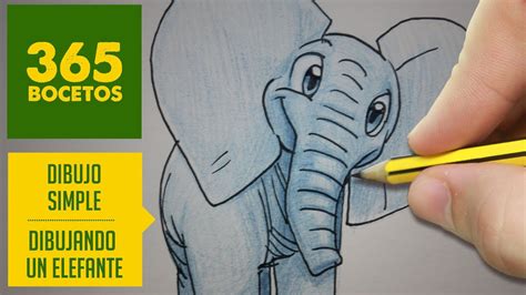 Como Dibujar Un Elefante Facilmente Youtube