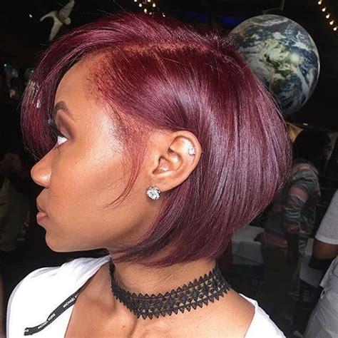 Nicole uses the dark brown henna to strengthen her hair and deepen her color! Dyed & Cut: Black Women With Colored Hair - A Million Styles