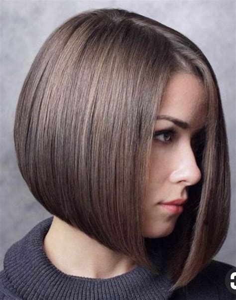 Sleek Graduated Bob Bob Hairstyles Thick Hair Bob Haircut Short