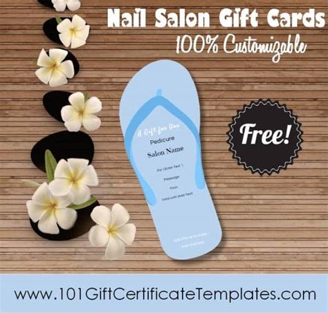 10 loyal customer's gift certificate template. Nail Salon Gift Certificates Free Nail Salon Gift Certificates | Customize Online