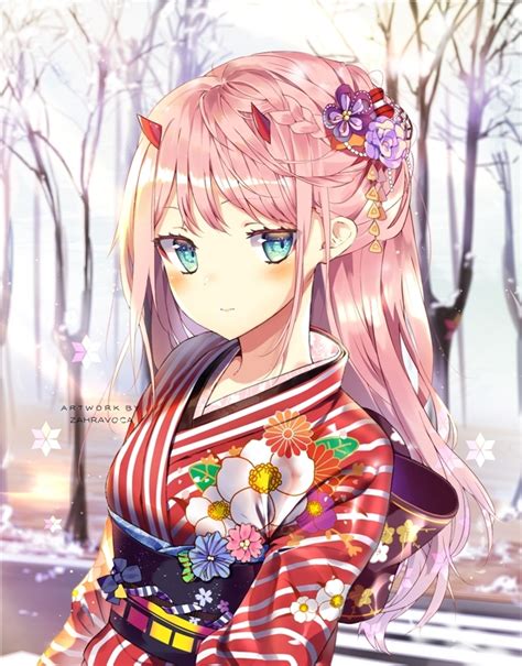 Kimono Zero Two Darlinginthefranxx