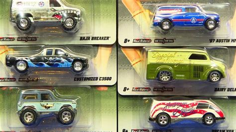 2012 Hot Wheels Nostalgia Nose Art Diecast Cars By Mattel D Case