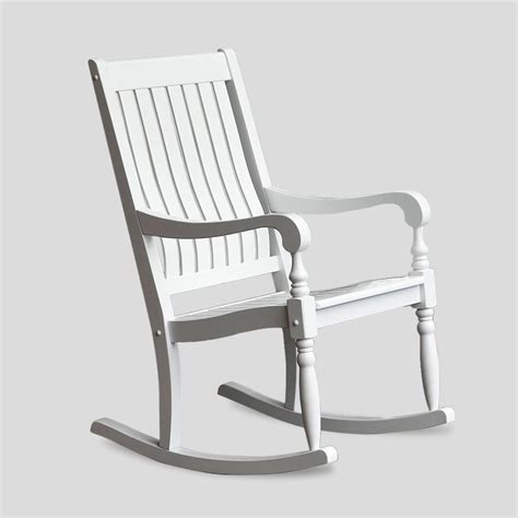 Rocking chair form and function — points to consider. Cambridge Casual Lyon Oversized White Wood Outdoor Rocking ...