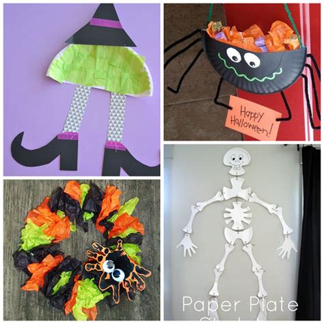 Paper Plate Halloween Crafts For Kids Crafty Morning