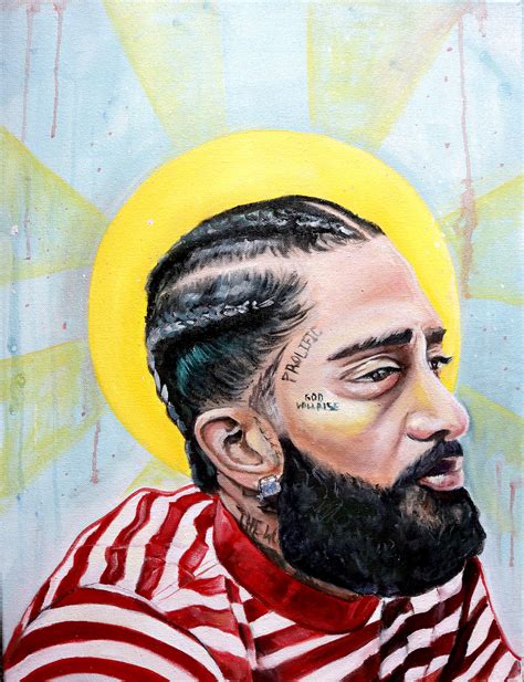 Nipsey Hussle Oil Painting On Behance