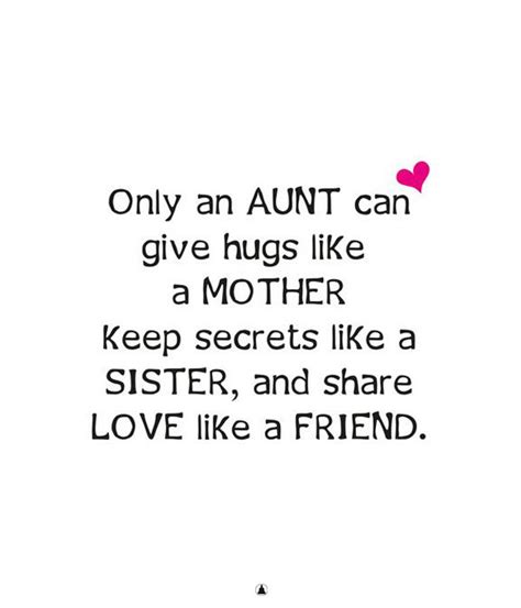 the love between an aunt and niece is forever the power of silence