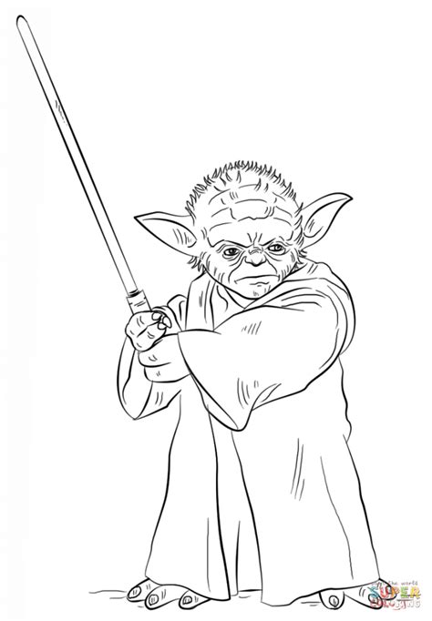Best free coloring pages for kids & adults to print or color online as disney, frozen, alphabet and more printable coloring book. Star wars yoda coloring pages