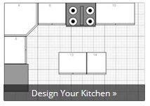 Kitchen design white kitchen cabinets and an open layout. Free Custom Kitchen Layout Tool at RTA Cabinet Store - RTA ...