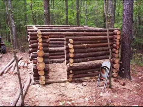 Log cabin building never died out or fell out of favor. Small Log Cabin Construction - YouTube