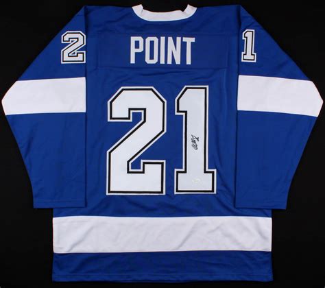 Jersey looks great as you can tell in the pictures below. Brayden Point Signed Lightning Jersey (JSA COA) | Pristine Auction