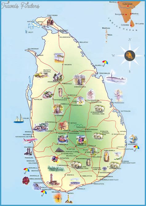 Sri Lanka Subway Map Travelsfinderscom