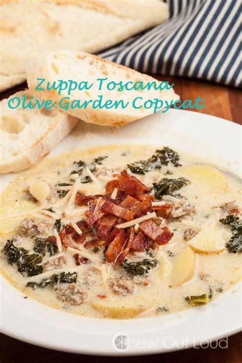 Zuppa Toscana Olive Garden Copycat Recipe Recipes Food Olive