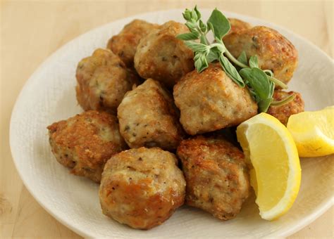 In a large bowl, combine ground chicken, 1 cup cooked rice, 1 egg, grated onion, 1 pressed garlic clove, 1/2 tsp salt and 1/4 tsp pepper. Chicken Meatballs with Lemon, Cumin and Parsely - Wild ...