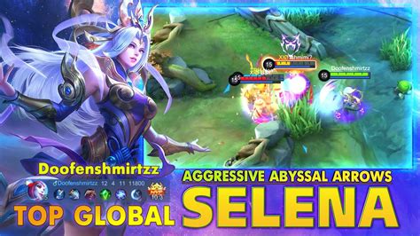 Selena Aggressive Abyssal Arrows Gameplay By Doofenshmirtzz MLBB YouTube