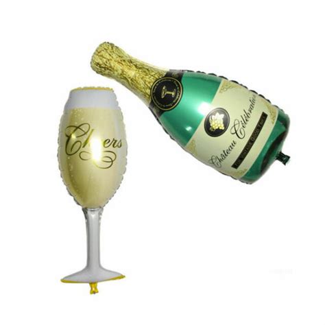 36 Big Size Giant Champagne Bottle Glass Foil Balloons Wedding Party Decor 2pcs For Sale Online