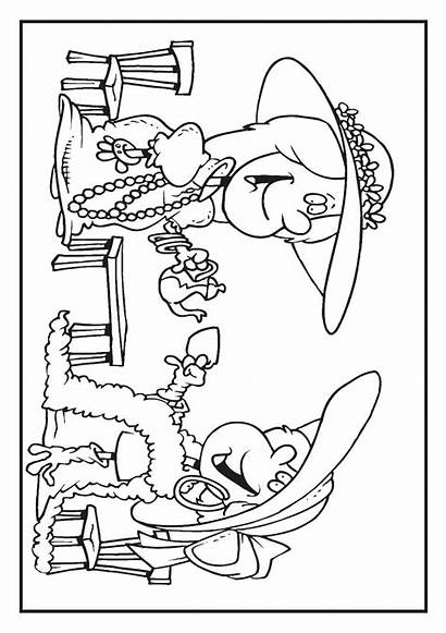 Coloring Pages Tea Party Boston Printable Getcolorings