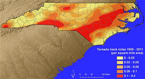 Tornado maps and statistics for all tornadoes in south carolina. Are there any parts of the research triangle that don't ...