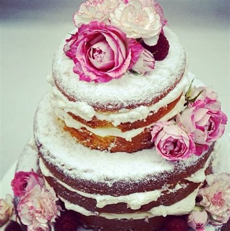 Torta Nuziale Wedding Naked Cake Tendenza Esempio Look Sposa My Xxx