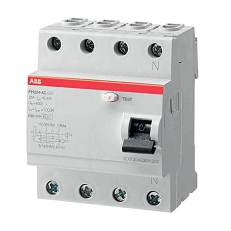 Buy ABB Earth Leakage Circuit Breaker - 40A 4 Pole 30mA (ELCB/RCCB