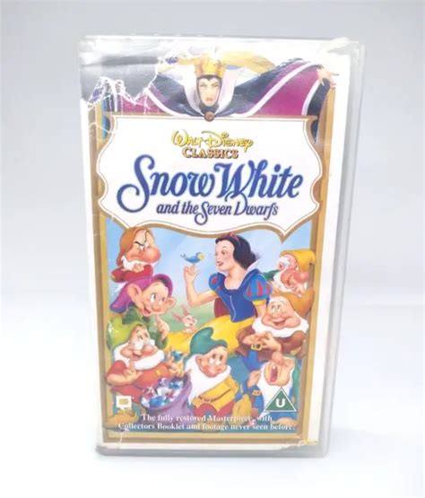 SNOW WHITE AND The Seven Dwarfs VHS Video Cassette Walt Disney Classics