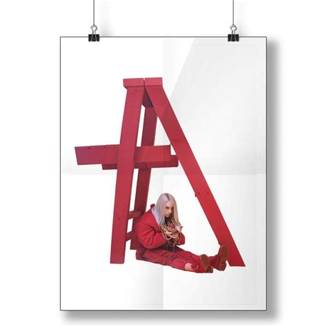 Billie Eilish Dont Smile At Me Poster Poster Art Design