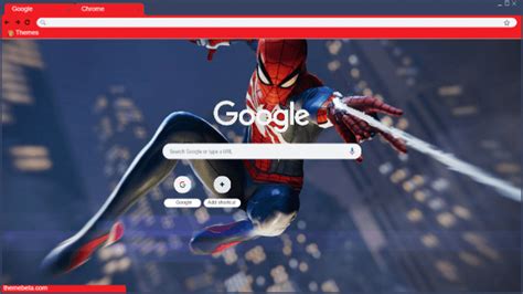 Spiderman Chrome Theme Themebeta