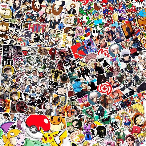 Buy 300pcs Mixed Anime Stickersclassic Anime Stickersvinyl Waterproof