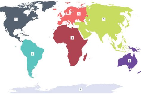 Printable World Map Continents Printable World Holiday