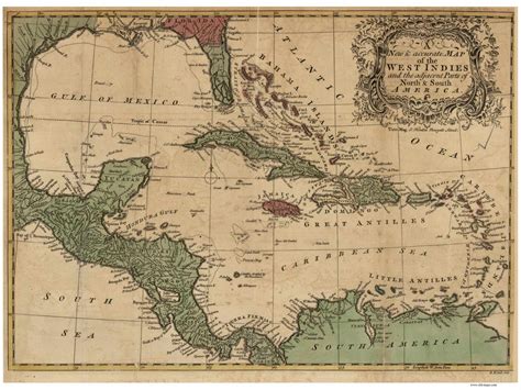 Old Maps Of The Caribbean