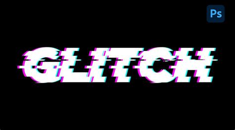 Quick Way To Create A Glitch Text Effect In Photoshop Mypstips
