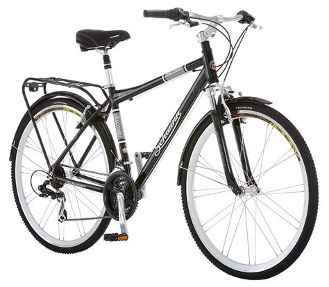 buy schwinn discover hybrid bikes for men and women featuring aluminum city frame 21 speed