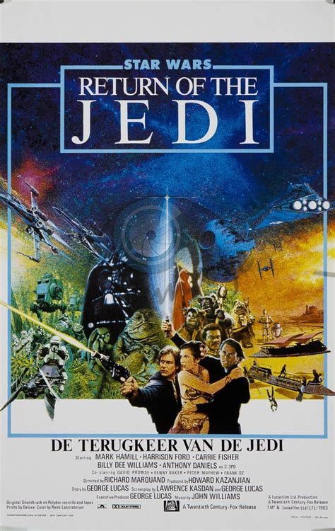 Star Wars Episode Vi Return Of The Jedi 1983 Amazing Movie Posters