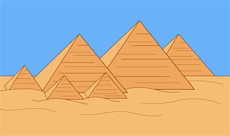 Pyramid Of Giza Drawing At Getdrawings Free Download