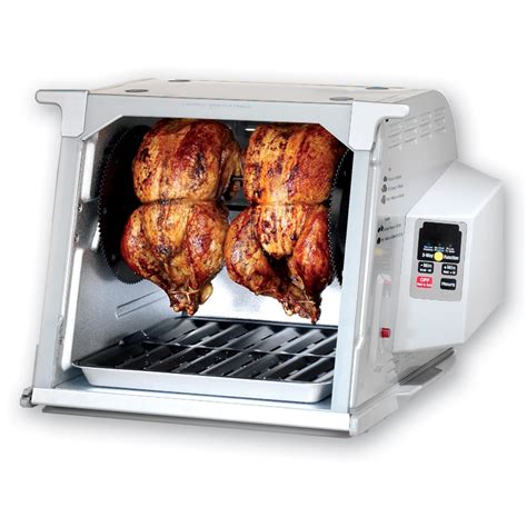 Shop Ronco 1250 Watt Platinum Countertop Rotisserie Oven At