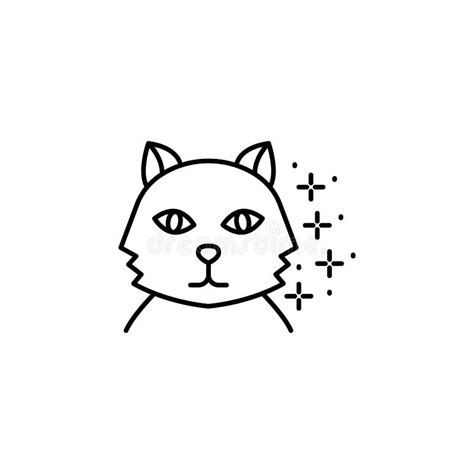 Cat Avatar Icon Element Of Cats Icon Stock Illustration Illustration