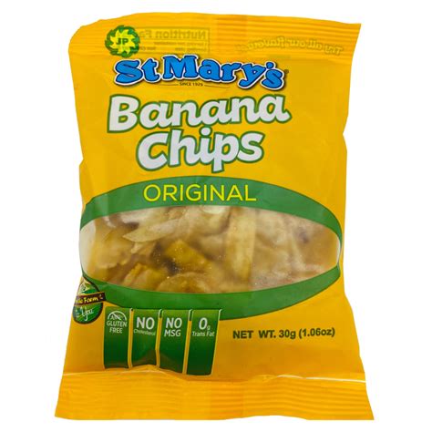 St Marys Banana Chips Original Mandd Jamaican Delights