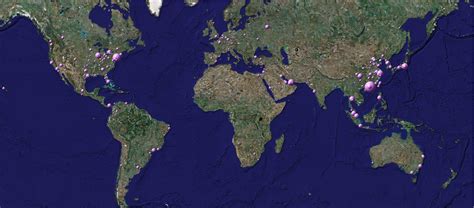 Interactive World Skylines Map