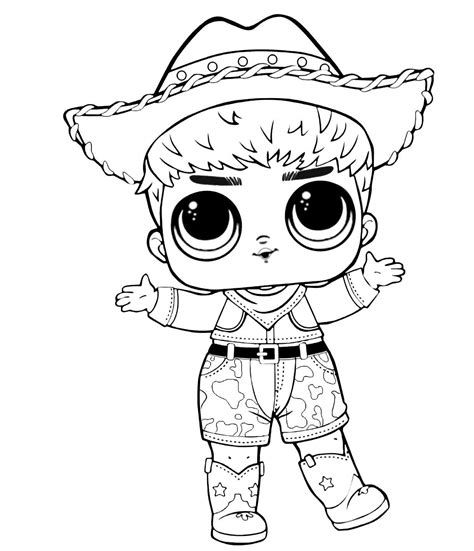 Lol Surprise Boy Doll Coloring Pages For Girls Coloring Pages